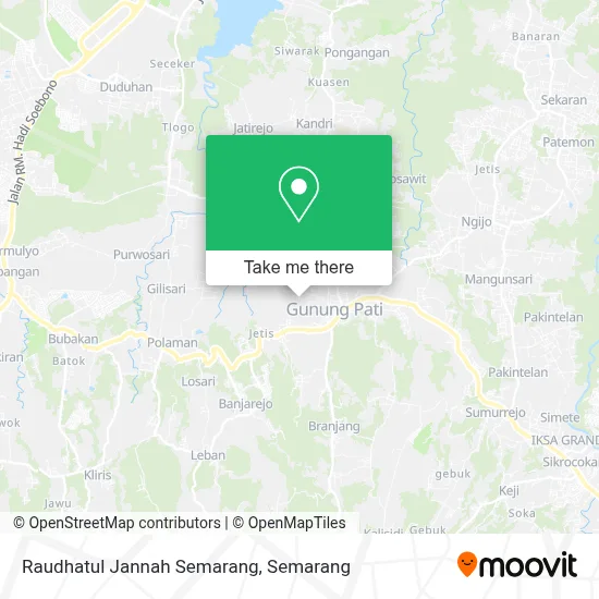 Raudhatul Jannah Semarang map