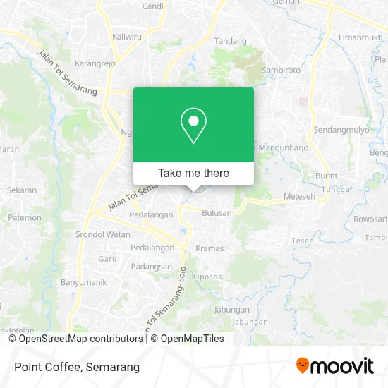 Point Coffee map