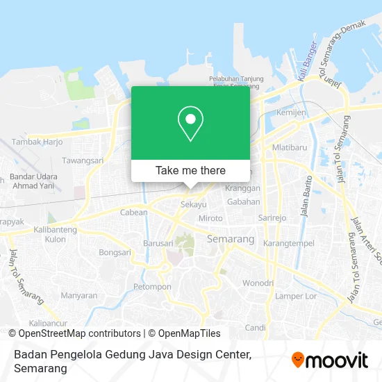 Badan Pengelola Gedung Java Design Center map