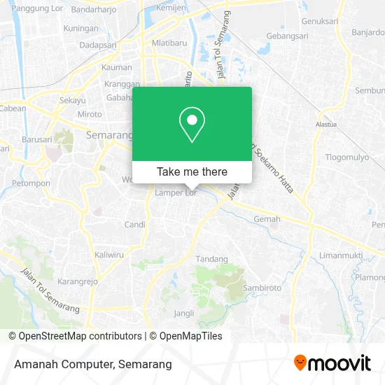 Amanah Computer map