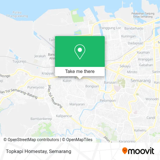 Topkapi Homestay map