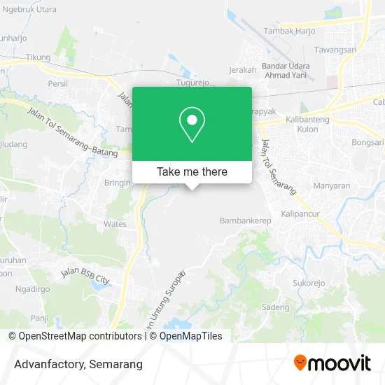 Advanfactory map