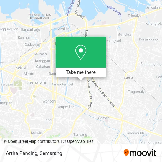 Artha Pancing map