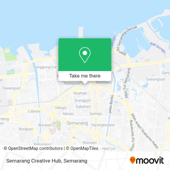 Semarang Creative Hub map