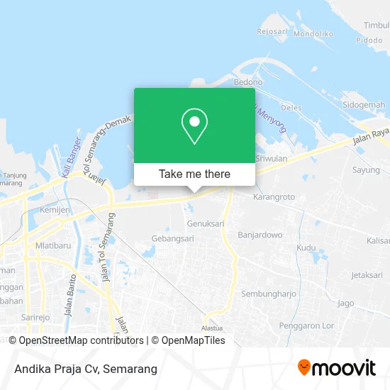 Andika Praja Cv map