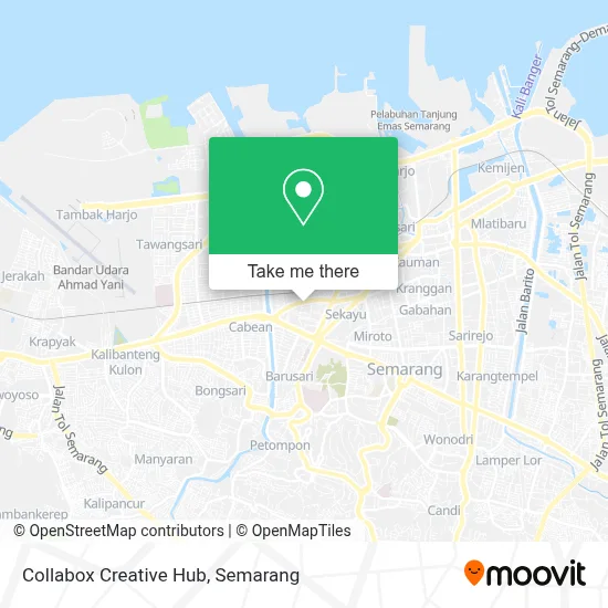 Collabox Creative Hub map