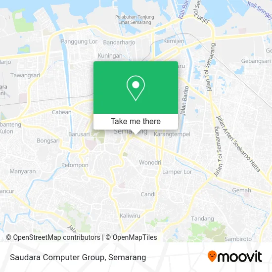 Saudara Computer Group map