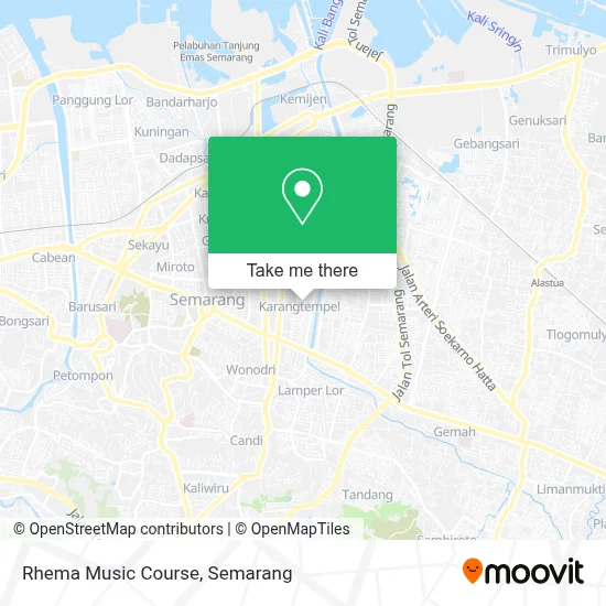 Rhema Music Course map