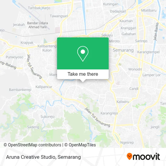 Aruna Creative Studio map