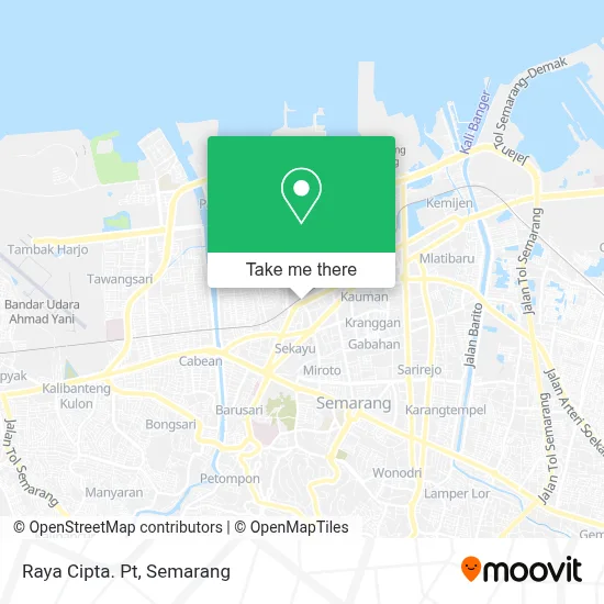 Raya Cipta. Pt map