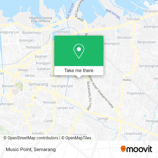 Music Point map