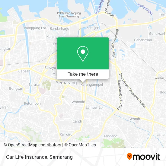 Car Life Insurance map