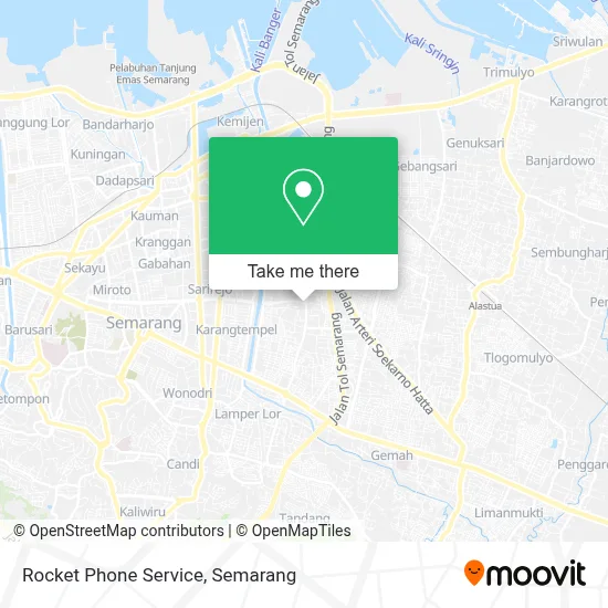 Rocket Phone Service map