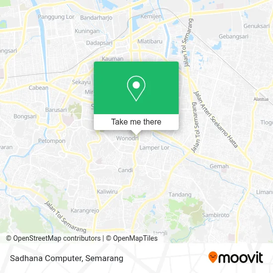 Sadhana Computer map