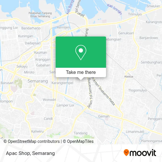 Apac Shop map