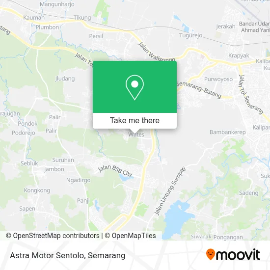 Astra Motor Sentolo map