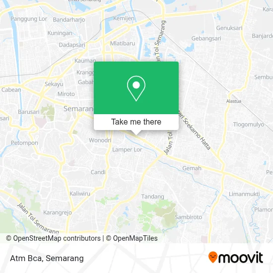 Atm Bca map