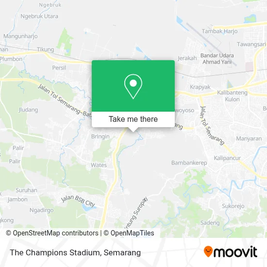 The Champions Stadium map