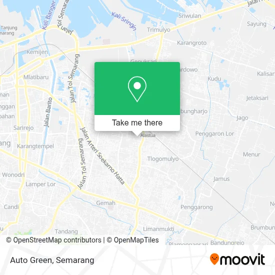 Auto Green map
