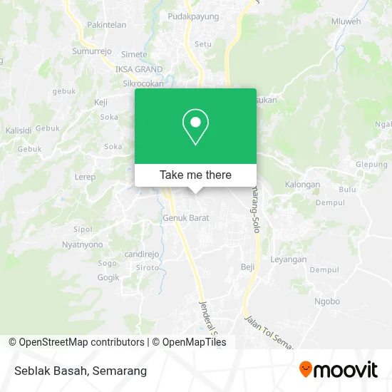 Seblak Basah map