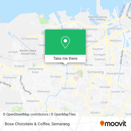 Bose Chocolate & Coffee map