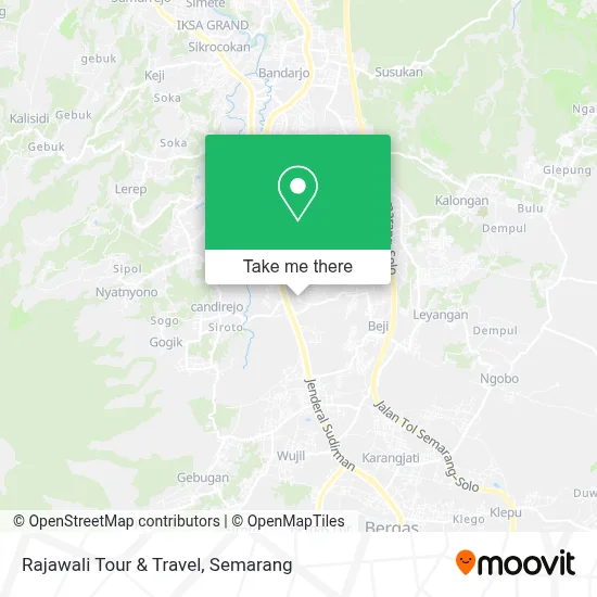 Rajawali Tour & Travel map