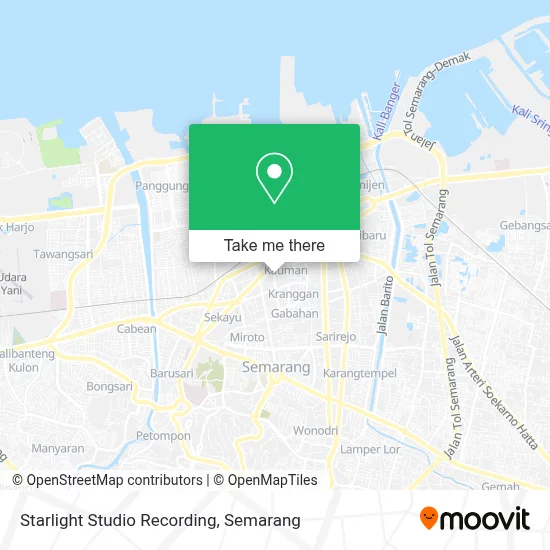Starlight Studio Recording map