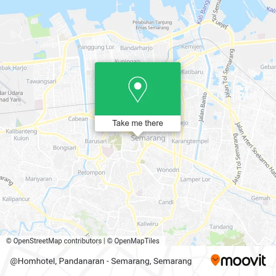 @Homhotel, Pandanaran - Semarang map