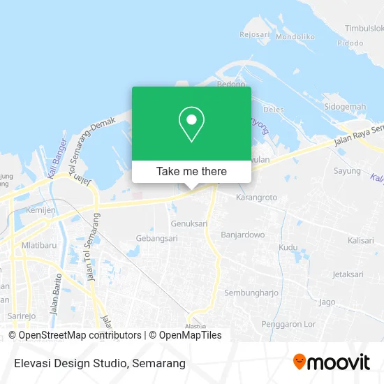Elevasi Design Studio map