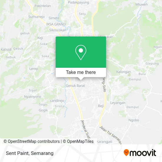 Sent Paint map