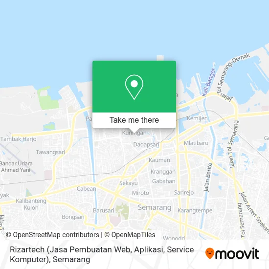 Rizartech (Jasa Pembuatan Web, Aplikasi, Service Komputer) map