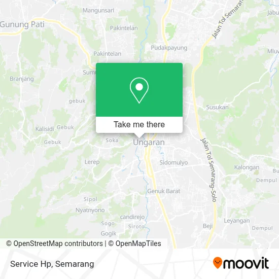 Service Hp map