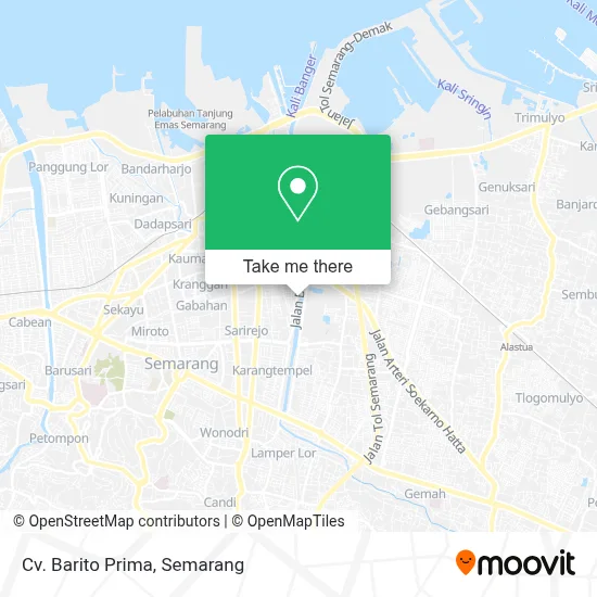 Cv. Barito Prima map