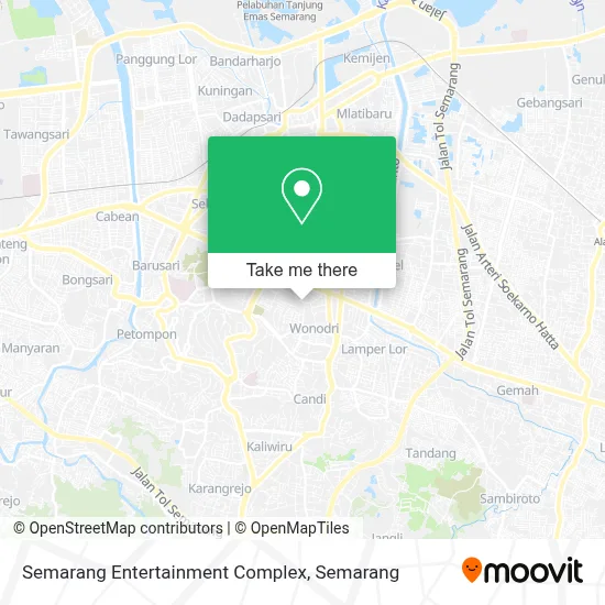 Semarang Entertainment Complex map
