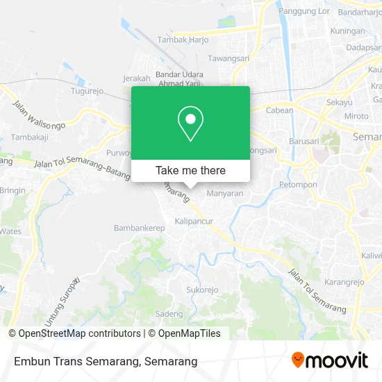 Embun Trans Semarang map