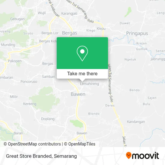 Great Store Branded map