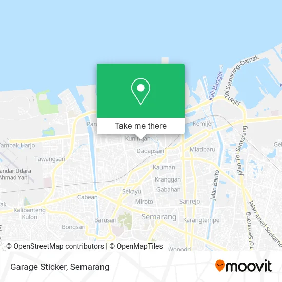 Garage Sticker map