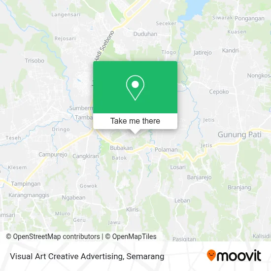 Visual Art Creative Advertising map