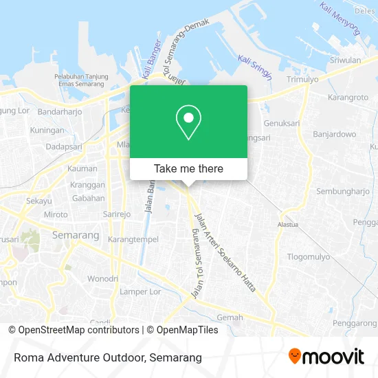 Roma Adventure Outdoor map