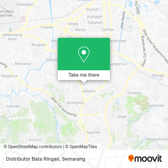 Distributor Bata Ringan map