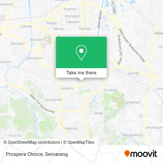 Prospera Choice map