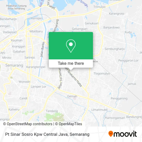 Pt Sinar Sosro Kpw Central Java map