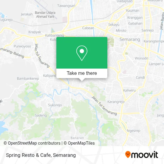Spring Resto & Cafe map