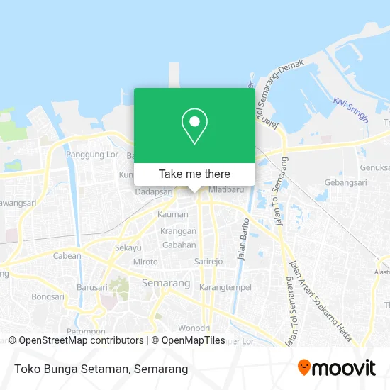 Toko Bunga Setaman map