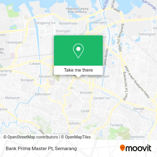 Bank Prima Master Pt map