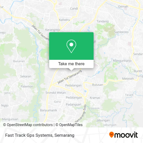 Fast Track Gps Systems map