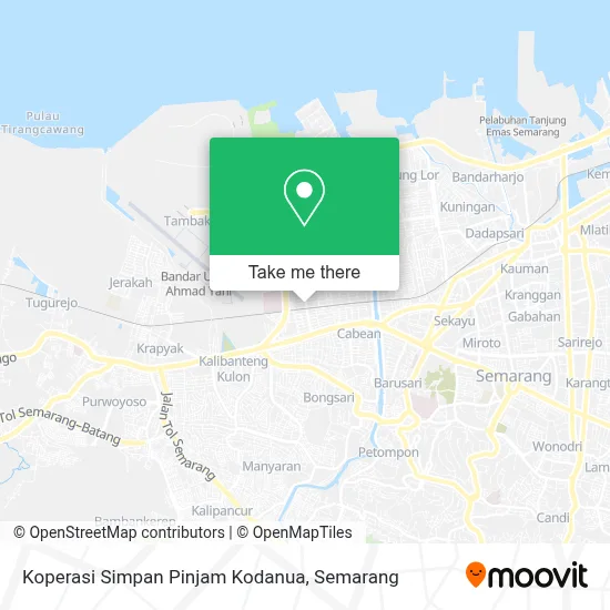 Koperasi Simpan Pinjam Kodanua map