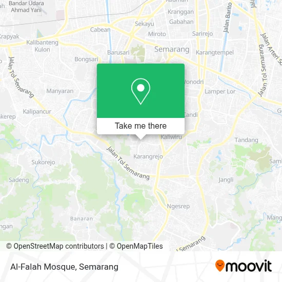 Al-Falah Mosque map