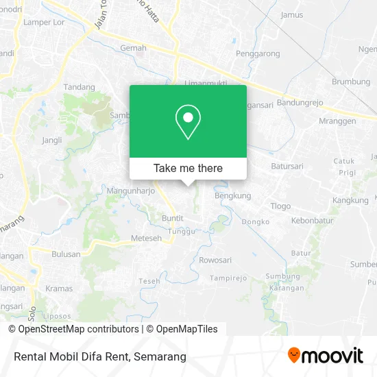 Rental Mobil Difa Rent map
