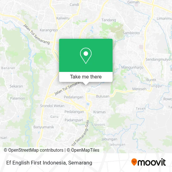 Ef English First Indonesia map
